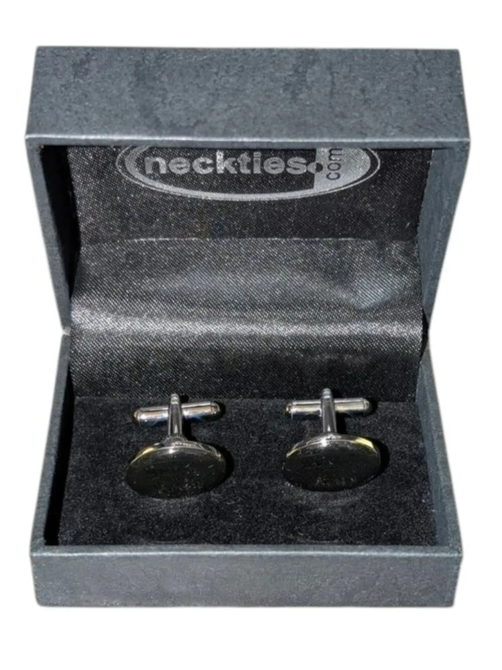 *3 FOR $9* NEW Neckties.com Best Man Wedding Metal Cuff Links Gift Box Shirt NWT